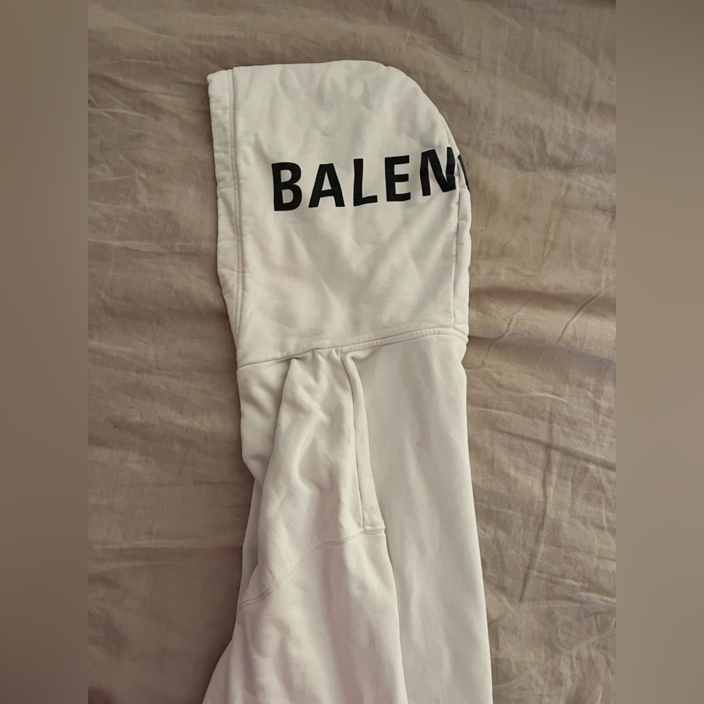Balenciaga White Hoodie